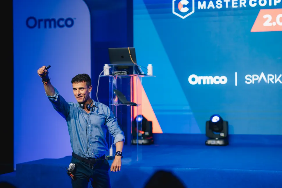 Dr. Diego Peydro at a MasterCOIP event