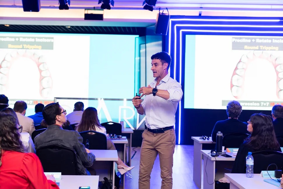 Dr. Diego Peydro at a MasterCOIP event