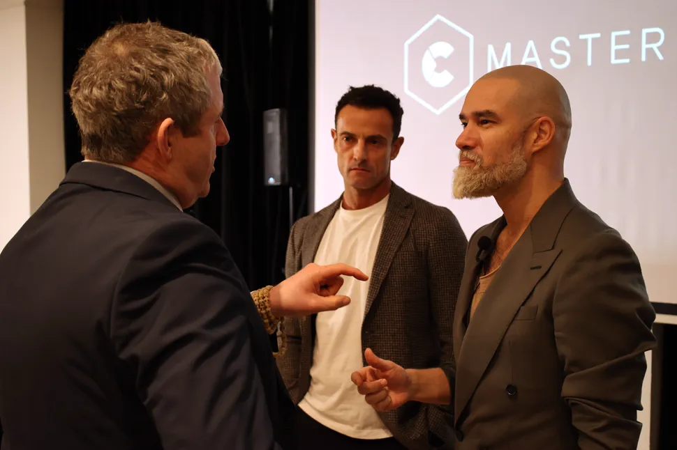 Dr. Iván Malagón at a MasterCOIP event
