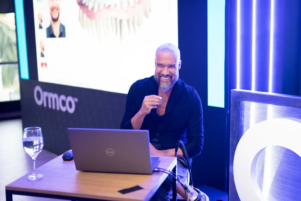 Dr. Iván Malagón at a MasterCOIP event