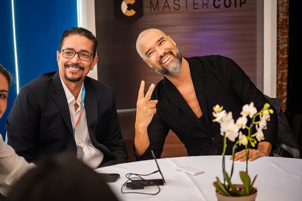 Dr. Iván Malagón at a MasterCOIP event