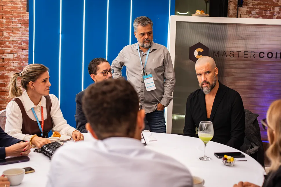 Dr. Iván Malagón at a MasterCOIP event